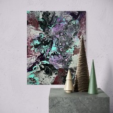 Original BIld Gemälde ACRYL auf LEINWAND abstrakt UNIKAT 50 x 40 cm