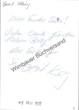 Original Autogramm Gerit Kling