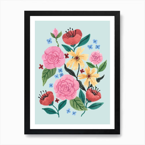 Frühling blume kunstdruck - frühling,
