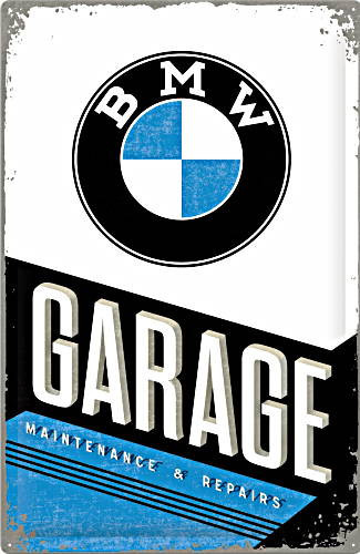 Bmw garage blechschild - 40, x