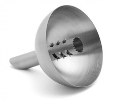 ZITRONEN AUSGIESSER Weis (18717) EDELSTAHL LIMETTEN Zitrus Presse Entsafter