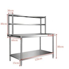Edelstahltisch Küchentisch Arbeitstisch Zerlegetisch Gastronomie Höhenverstellba