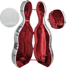 B-Ware Steinbach 4/4 ABS- Cellokoffer mit Rollen und Rucksacksystem silber mit S