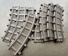 Playmobil Eisenbahn RC Gleise 8 gebogene Schienen 4385 4387 LGB Spur G