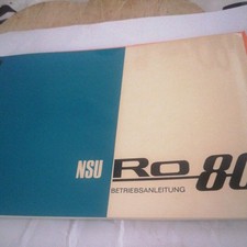 NSU RO 80 Betriebsanleitung