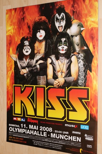 Kiss konzert tourplakat - -,