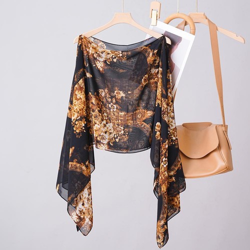Damen chiffon schal - schal, cover