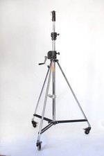 Manfrotto 087NW Stativ  Silber, zusätzlich mit Räder!