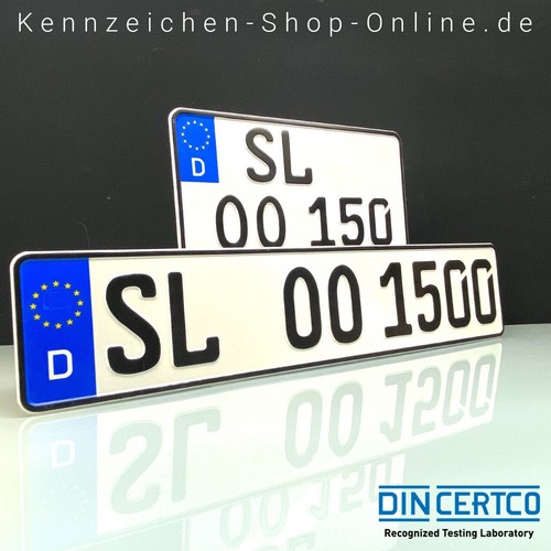 Kennzeichen schwarz 520 - , x