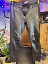 Lederhose Schwarz Echtleder Patrizia Dini Gr. 40 Top Zustand Vintage