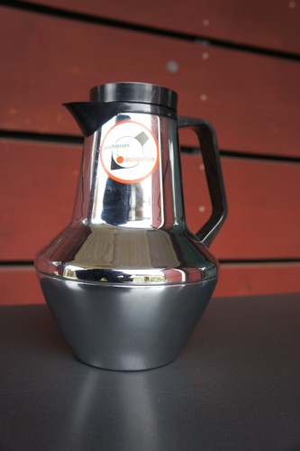 Vintage thermoskanne chrom - vintage,
