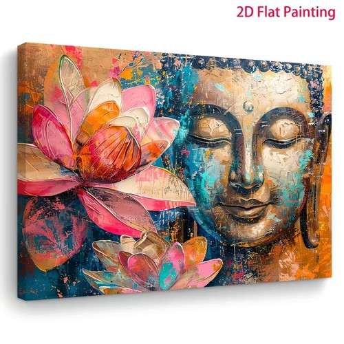 Leinwanddruck gerahmt buddha - gerahmt,