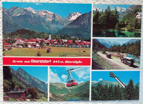 Ansichtskarte oberstdorf - ak,