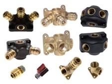 Druckluftverteiler, Wanddose, Luftverteiler, Verteilerdose, Druckluftkupplung,