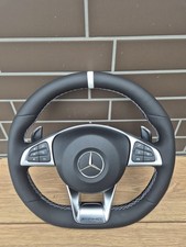 STEERING WHEEL SPORT LENKRAD C63 W205 GLC 63 AMG V KLASSE V447 NEU LEDER VIBRO