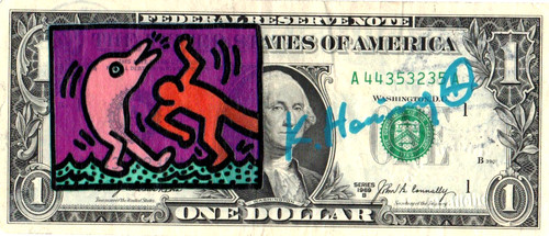 Keith haring dollarnote - keith,