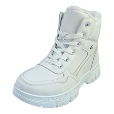 Damen Stiefeletten Weiß Boots