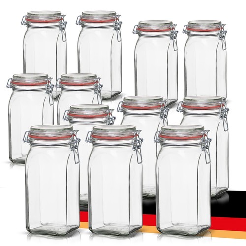 12er set vorratsgläser mit - 12er,