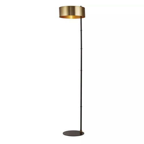 Stehlampe schwarz gold metall - stehlampe,