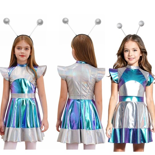 Mädchen alien kleid space - mädchen,