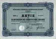 KÜHLHAUS Zentrum AG 1970 KHZ Hamburg Wilhelmsburg 1000 DM Ozoneisfabrik Bahnhof