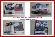 VW Up 1.0 Move mit 75PS Literaturpaket - 3 komplette Zeitschriften