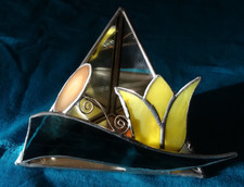 Teelichthalter Tiffany Glas