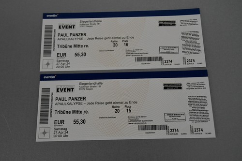 Paul panzer tickets - paul,