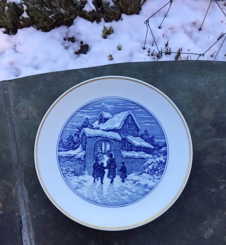 Meißen weihnachtsteller 1982 - meißen-weihnachtsteller,