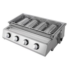 Edelstahl-Brenner Gasgrill