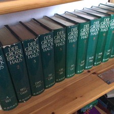 Der Große Brockhaus in 12 Bänden - 18. Auflage m. Goldschnitt