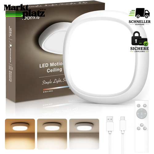 Akku deckenlampe mit - akku,
