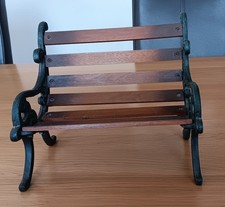 Deko Bank Sitzbank L/H/T ca. 24 cm/21 cm/14 cm unbespielt