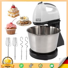 Küchenmixer mit Schüssel – 7 Geschwindigkeiten Turbo, inkl. Rührer & Schneebesen