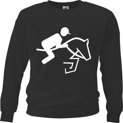 Sweatshirt silhouette pferde - sweatshirt,