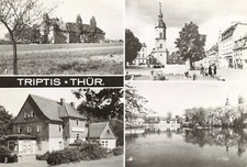 Triptis -  Thüringen, BRD,DDR Postkarte, gelaufen 1985