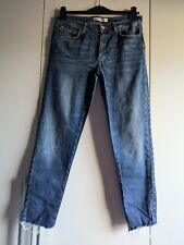 Mega Zara Jeans Fransensaum ,Stylisch  Verziert 💞 Gr.40 Neuwertig 