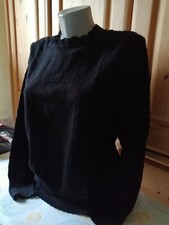 Tchibo TCM  Pullover schwarz sexy Pulli Gr. 48/50