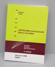 Hans-Georg Kempfert Geotechnik nach Eurocode Band 2-Grundbau..Neuwertig