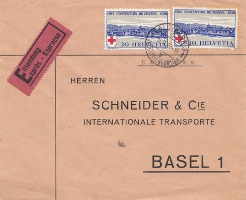Schweiz 1940 eilbote basel - schweiz:,