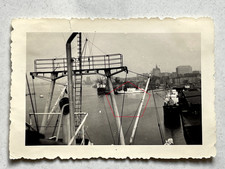 Orig.Foto DSR Schiff Seereederei Rostock Warnemünde Stadt Hafen Kirche Werft