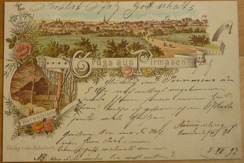 Gruß aus pirmasens pfalz 1897 - aus,