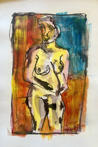 Original abstrakte akt nude - original,