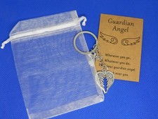 Schlüsselanhänger Engel Schutzengel Geschenkset Organzabeutel
