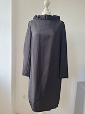 COS 38 Kleid Schwarz lange Ärmel gefüttert clean chic