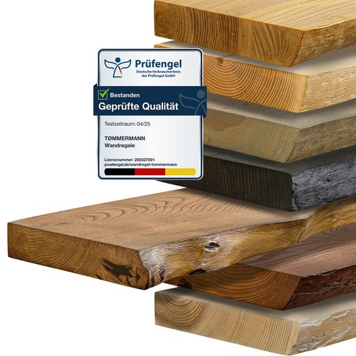 Wandregal holz cm - holz, 80