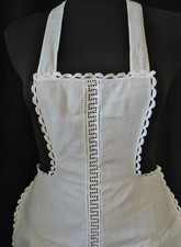 30s Nostalgie Schürze Spitze Edwardian Magd Zofe Bedienung Kellnerin Kondietorin