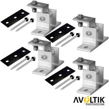 Alu halterung pv - 4x,