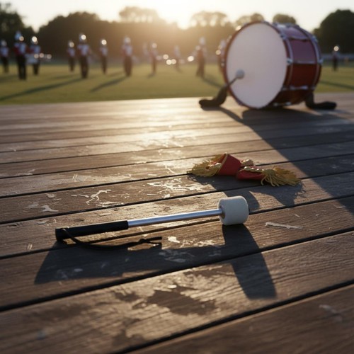 Marching bass drum beater - marching,