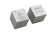Indium Element Würfel 99,995